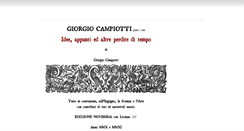 Desktop Screenshot of giorgiocampiotti.com